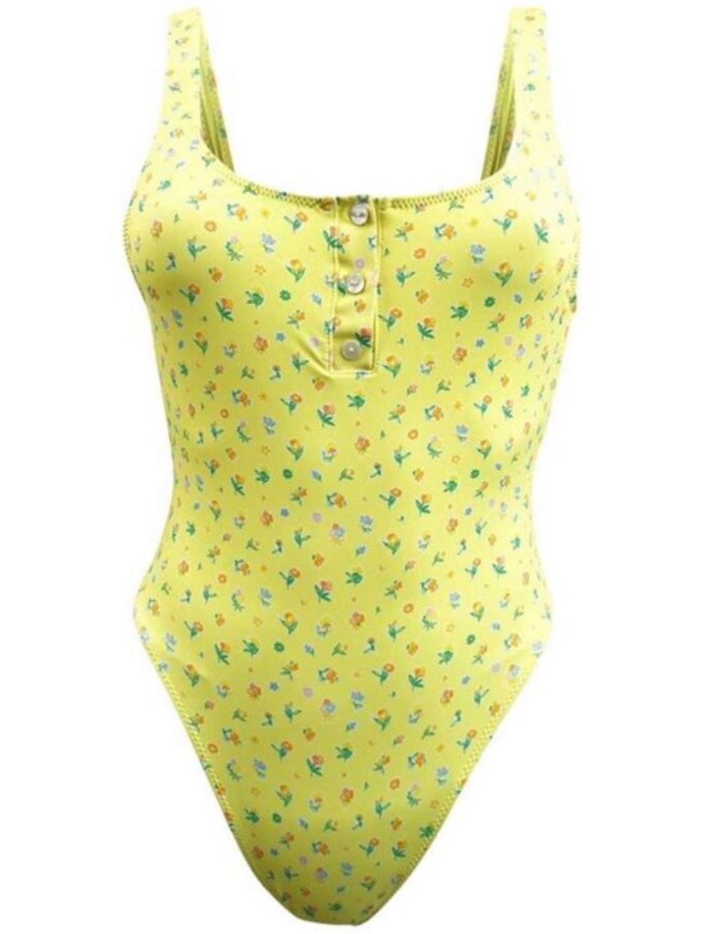 Frankie’s Bikinis Pamala Anderson One Piece French Cut Cottagecore Baywatch Swim
